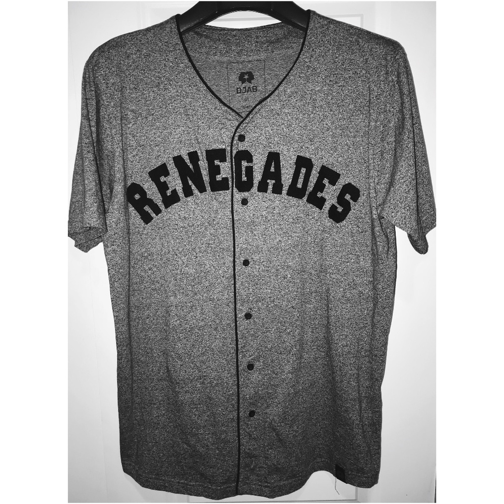 "RENEGADES" short sleeve baseball jersey, L - Picture 2 of 6